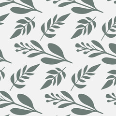 Fototapeta premium seamless background with leaves