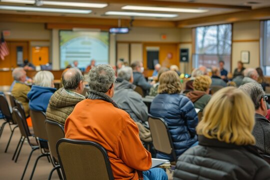 Community engagement thrives as residents gather for an insightful town hall meeting on local issues