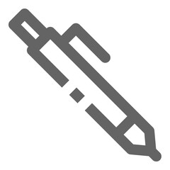 Pen icon, vector illustration, simple design, best used for web