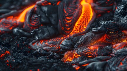 Intense Volcanic Eruption: A Dazzling Display of Nature's Power