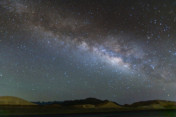 The universe and the Milky Way over the Big Bend National Park