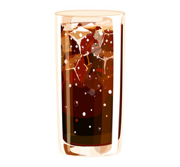 Obraz premium コーラのイラスト