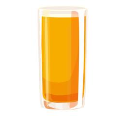 オレンジジュースのイラスト