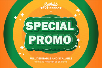SPECIAL PROMO EDITABLE TEXT EFFECT VECTOR FILE 