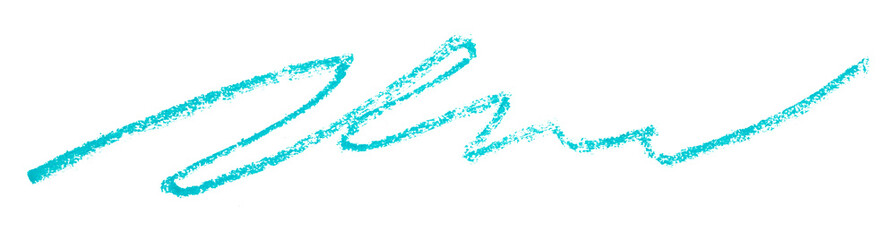 light blue pencil strokes isolated on transparent background