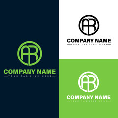 A+R Letter Mark Logo