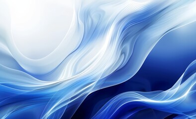Fototapeta premium Fondo Tecnológico Abstracto Azul con Ondas Digitales y Degradado Futurista