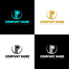 P+P Letter Mark Logo