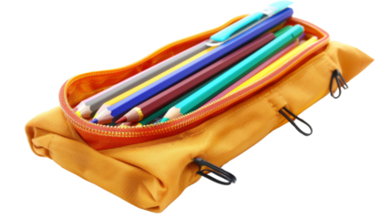 Pencil case with stationery