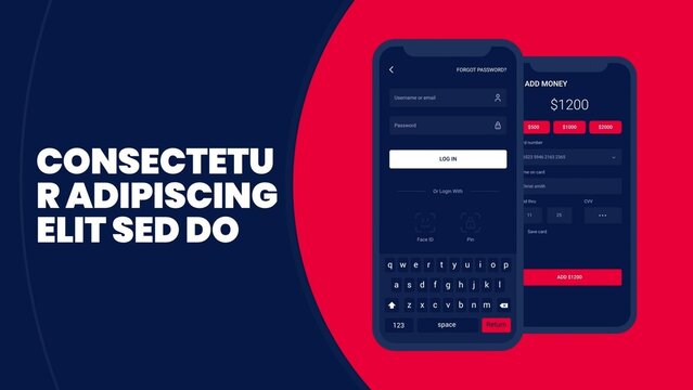 Modern Application Mobile Phone Advertisement Slideshow