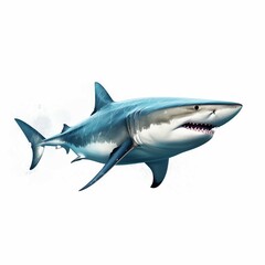 Obraz premium shark isolated on white