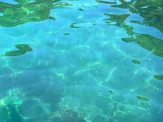 aqua, background, blue, blue green, clear, green, ocean, sea, seabed, surface, turquoise
