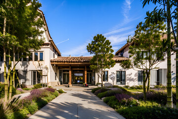 Obraz premium resort with trees