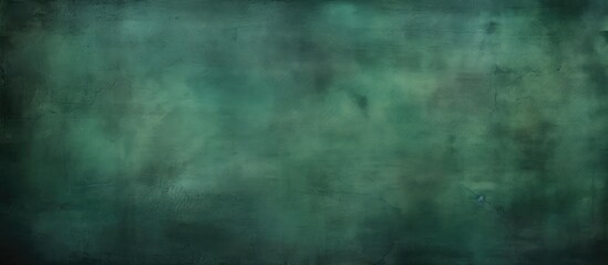 Obraz premium Dark green grungy canvas background or texture. copy space available