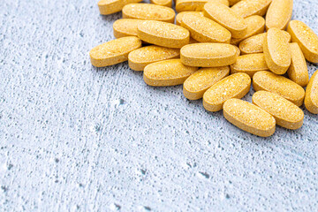 Variety of medicines and drugs.Medicine and healthcare concept