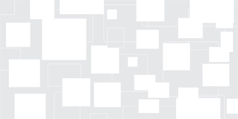 Abstract background grey lines, White color technology concept geometric vector background. abstract background with squares and 3d vector design. abstract Elegant white and grey Background template.