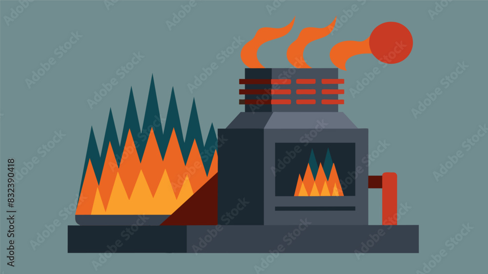 Poster the deafening sound and seemingly endless supply of coal feed the everburning flames of the furnace 