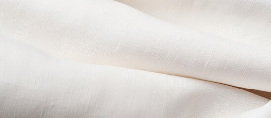 Obraz premium Macro textile pattern background Natural cotton fabrics Copy space