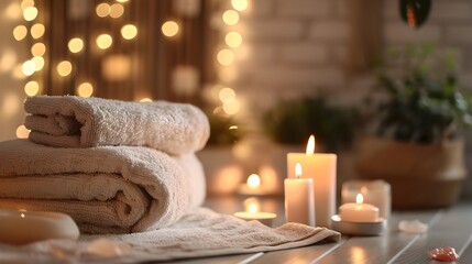 Inviting Home Spa Setup Elevating Relaxation and Self-Care