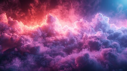 Fototapeta premium Colorful Sky With Abundant Clouds