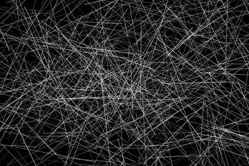Chaos. Graphic illustration of scattered lines. Use as design element for websites, print and other graphics.