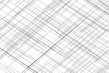 Chaos. Graphic illustration of scattered lines. Use as design element for websites, print and other graphics.
