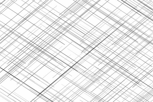 Chaos. Graphic illustration of scattered lines. Use as design element for websites, print and other graphics.