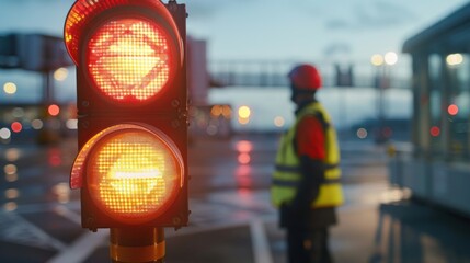 Airport marshalling signal from marshaller for aircraft controls. Ground Crew Signals Airport Ground Crew Outfit and Signals A ground crew signals the pilot