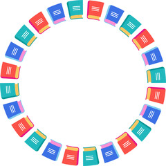 Round Books Frame