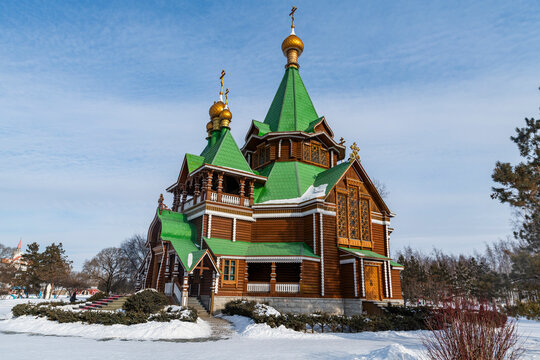 Orthodox church, Volga Manor, Harbin, Heilongjiang, China