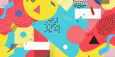 a image of a colorful abstract background with geometric shapes