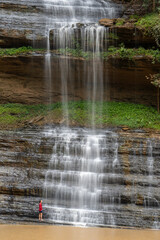 Tad Yai Waterfall, between Phu Pha Man District, Khon Kaen Province and Nam Nao District, Phetchabun Province, Thailand