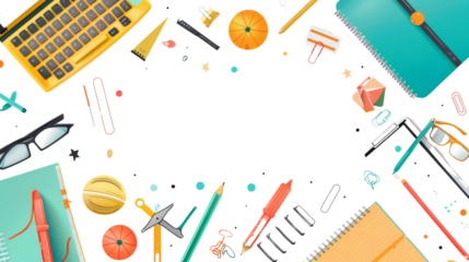 Back to school, school supplies