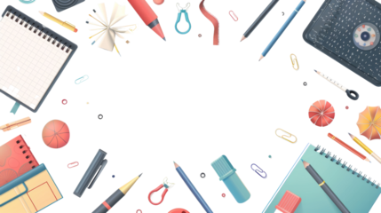 Back to school, school supplies