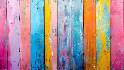 festive triangle flags on a bokeh summer or spring background