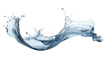 Water splash, Transparent background or PNG file