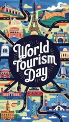 World Tourism day (Illustration-typography)