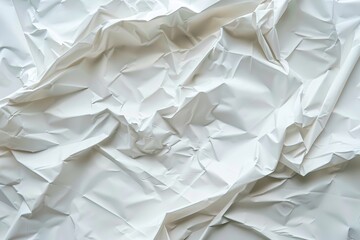 Obraz premium Background texture of crumpled and creased white paper