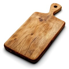 EcoFriendly DICut Wooden Board PNG Design on White