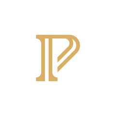 P logo, letter p, initial p logo design