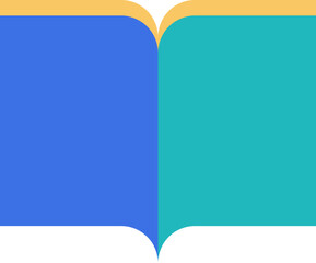 Abstract open book icon