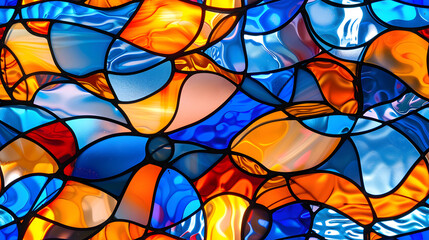 Colorful Stained Glass Window