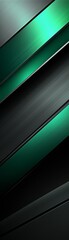 Modern abstract background with sleek black and green diagonal lines creating a futuristic and elegant design.