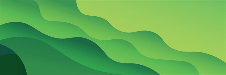 Obraz premium Flat shapeless abstract lime green electric blue yellow yellow background gradient wallpaper, vector.