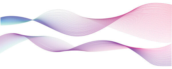 Abstract Line futuristic style background. Flowing wave pattern 3D curve halftone. Technology vector concept.