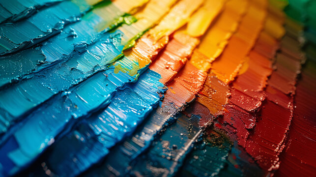 Abstract illustration of a color palette with various shades and tones, perfect for teaching color theory