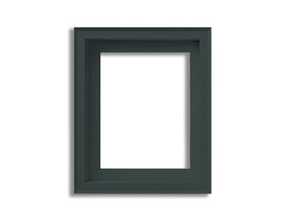 Simple black square frame on transparent background in PNG format. This simple design is free of pattern. Provides flexibility and ease of use for a variety of graphic design projects