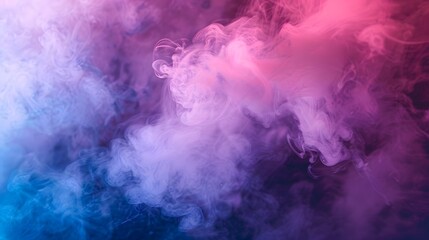 Vibrant Pink and Blue Smoke Abstract Background