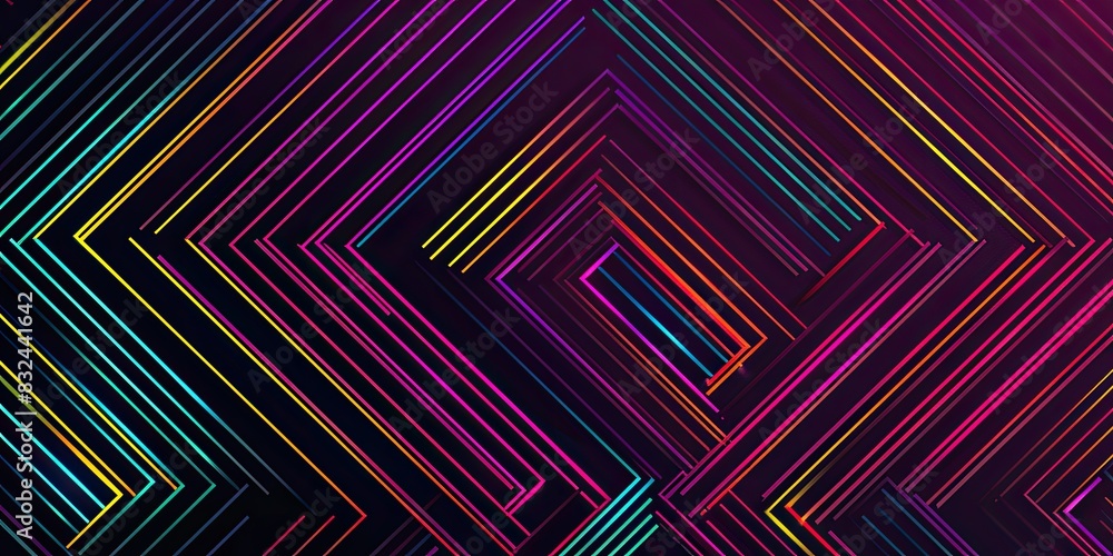 Poster a image of a colorful abstract background with lines