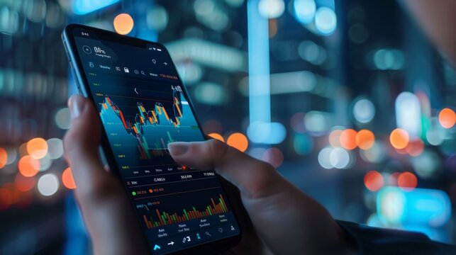 A person holding a cell phone in their hand, browsing or texting on the device.